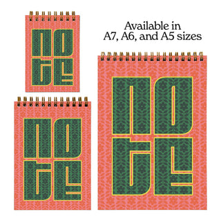 Minicuaderno A7 de temporada de primavera