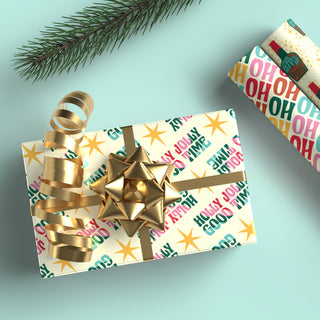 Holly Jolly Good Time Wrapping Paper