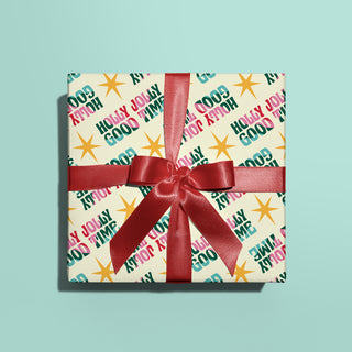 Holly Jolly Good Time Wrapping Paper