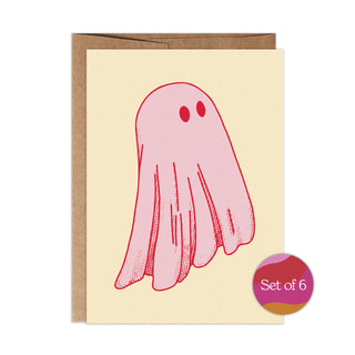 Pink Ghost Blank A1 Cards Boxed Set