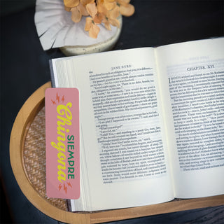 Siempre Chingona Bookmark in Coral