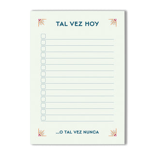 Bloc de notas A6 Tal Vez Hoy