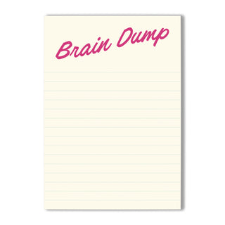 Bloc de notas A6 Brain Dump Notes