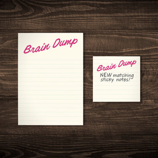 Bloc de notas A6 Brain Dump Notes