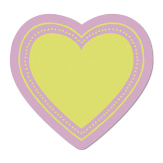 Dotted Heart Vinyl Die Cut Sticker