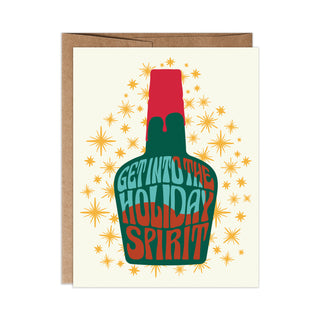 Get Into the Holiday Spirit A2 Greeting Card | Jungle Red Studio