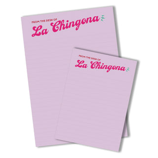From the Desk of La Chingona Notepad A6, Purple