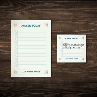 Maybe Today A6 Notepad