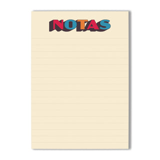 Retro Lined Notas A6 Notepad