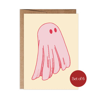 Pink Ghost Blank A1 Cards Boxed Set