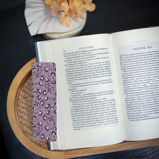 Purple Leopard Bookmark
