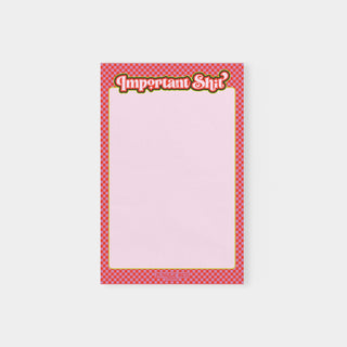 Important Shit Blank Notepads - 5.5 x 8.5