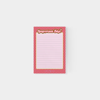 Important Shit Lined Notepads - 4.25 x 6.25