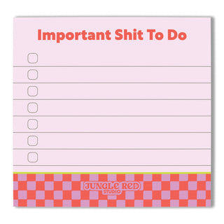 Important Shit To Do Planner Sticky Notes